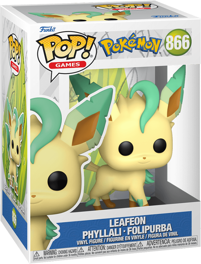 Funko Pop! Games 865: Pokemon - Leafeon Vinyl Figure (EMEA)