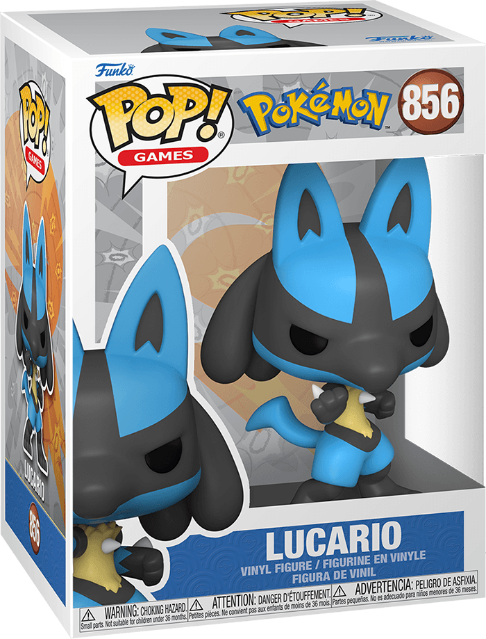 funko_pop_games_pokemon_lucario_emea.png Funko Pop! Games 856: Pokemon - Lucario Vinyl Figure (EMEA)