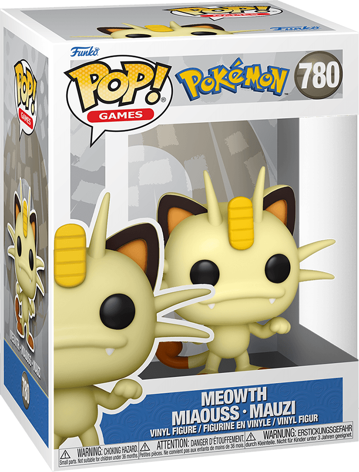 funko_pop_games_pokemon_meowth_emea.png Funko Pop! Games 780: Pokemon - Meowth Vinyl Figure (EMEA)
