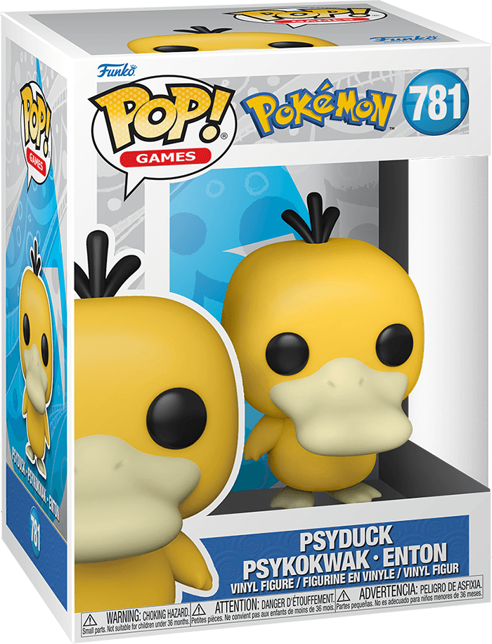 Funko Pop! Games 781: Pokemon - Psyduck Vinyl Figure (EMEA)