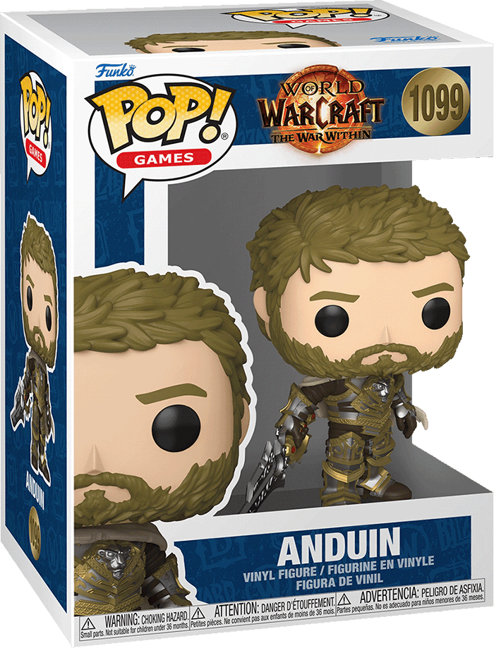 Funko Pop! Games 1099: World of Warcraft: The War Within - Anduin Wrynn Vinyl Figure