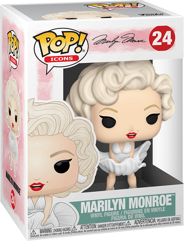 funko_pop_icons_marilyn_monroe.png Funko Pop! Icons 24: Marilyn Monroe wearing White Dress Vinyl Figure