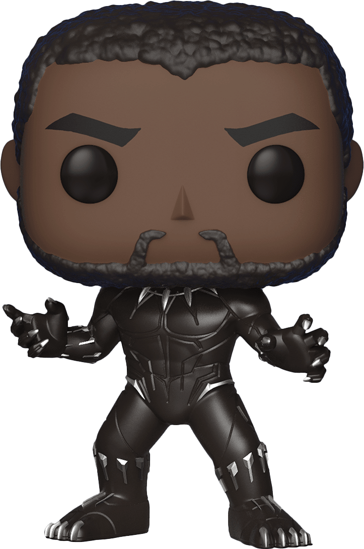 Collectables - Funko Pop! Marvel: Black Panther - Black ...