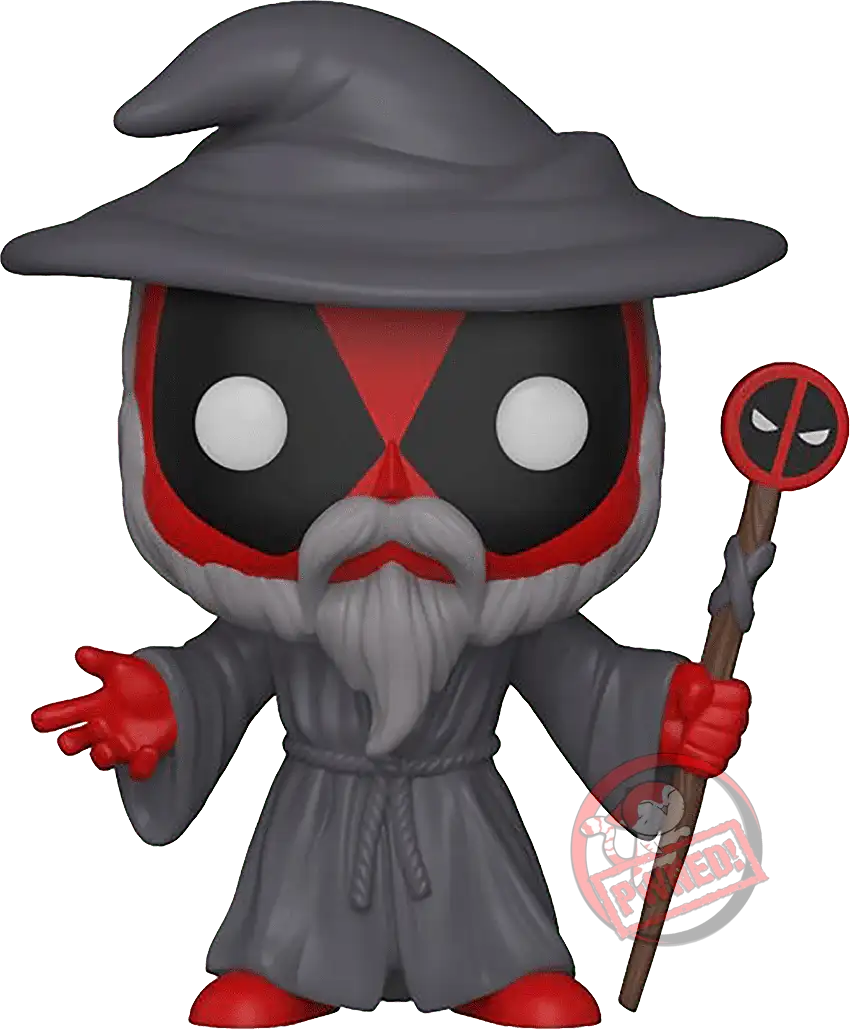 Funko Pop! Marvel: Deadpool - Wizard Deadpool Vinyl Bobble-Head (New ...