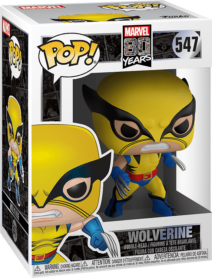 funko_pop_marvel_marvel_80_years_wolverine.png Funko Pop! Marvel 547: Marvel 80 Years - Wolverine Vinyl Bobble-Head