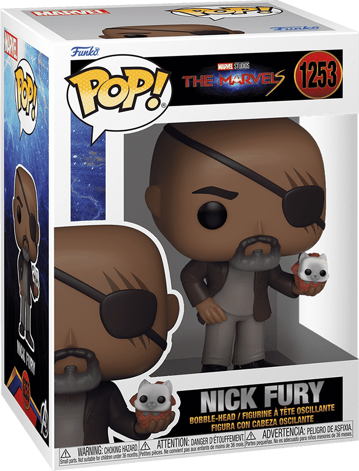funko_pop_marvel_the_marvels_nick_fury_with_flerkitten.png Funko Pop! Marvel 1253: The Marvels - Nick Fury with Flerkitten Vinyl Bobble-Head