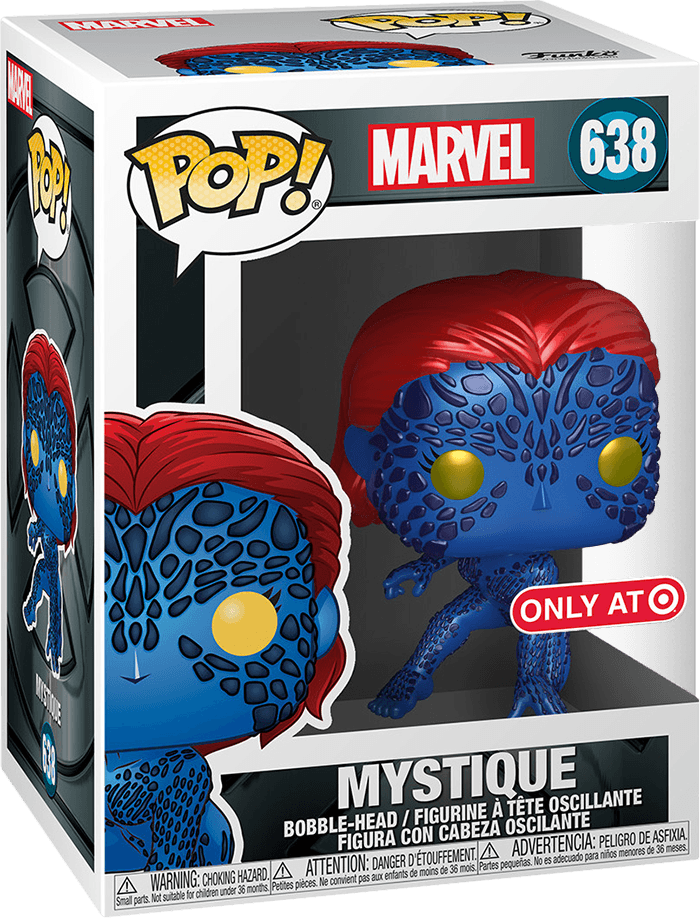 funko_pop_marvel_x_men_mystique_metallic.png Funko Pop! Marvel 638: X-Men - Mystique Vinyl Bobble-Head (Metallic)