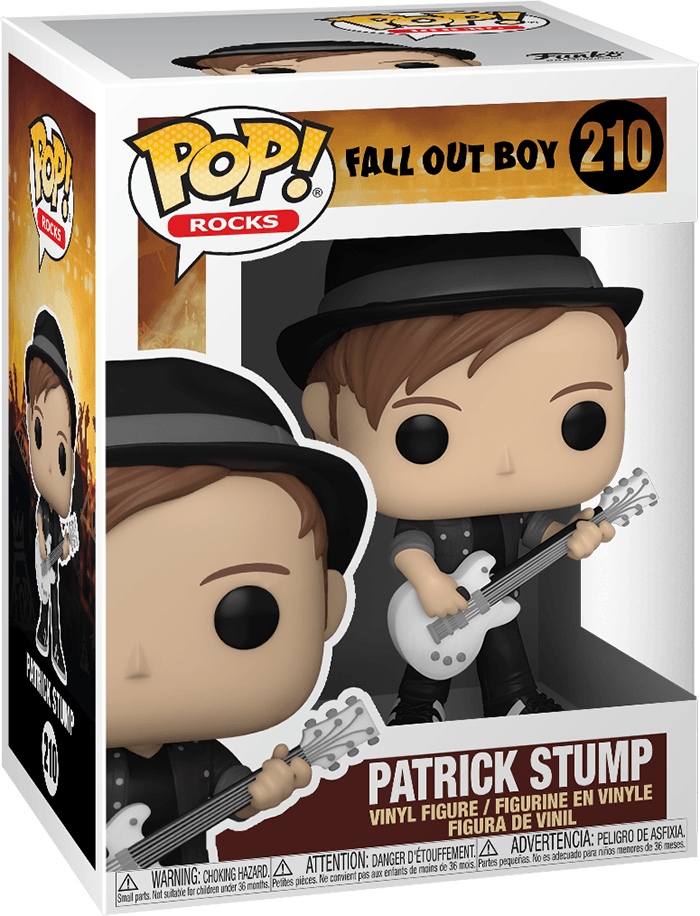Funko Pop! Rocks 210: Fall Out Boy - Patrick Stump Vinyl Figure