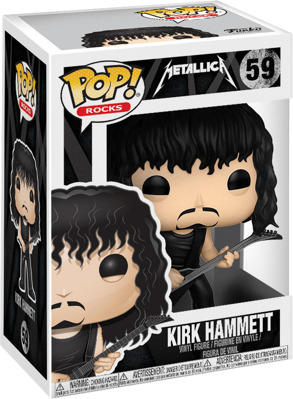 Funko Pop! Rocks: Metallica - Kirk Hammett Vinyl Figure (New) | Buy ...