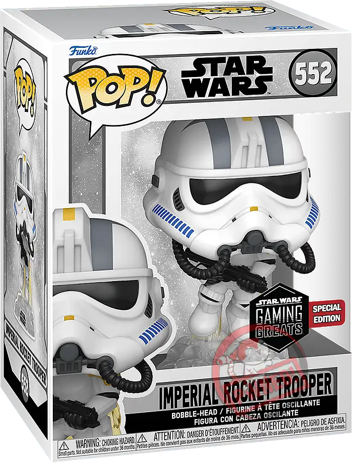 Funko Pop! Star Wars – Imperial Rocket Trooper Special Edition, Figura De Vinilo Coleccionable Battlefront Coleccionable