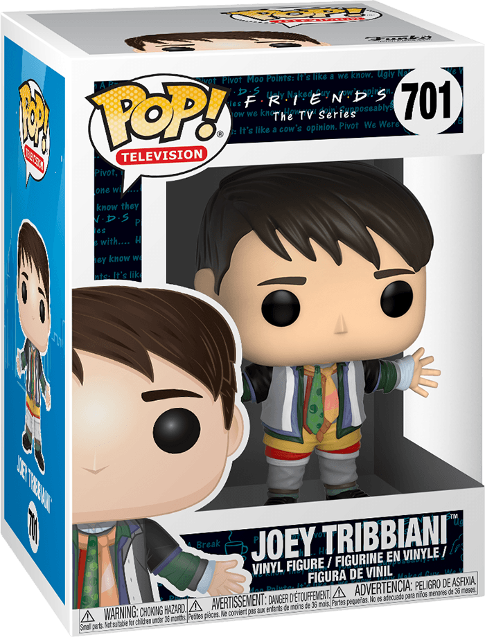 Funko Pop! TV 701: Friends - Joey Tribbiani wearing Chandler's Clothes ...