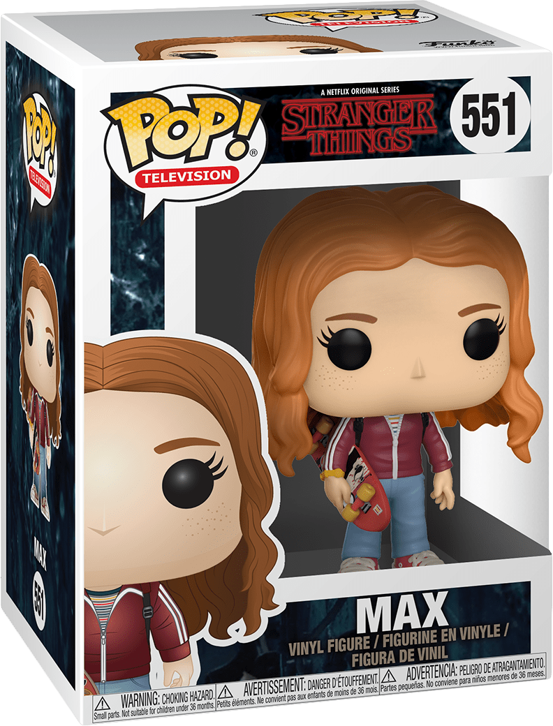 Funko POP! Television Stranger Things Max with Skateboard