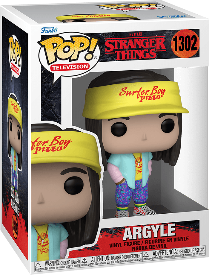 Funko Pop! TV 1302: Stranger Things - Argyle Vinyl Figure (Season 4)