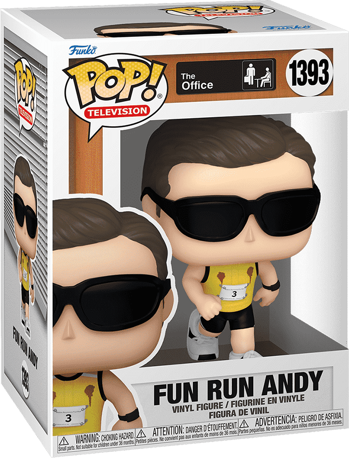 Funko Pop! TV 1393: The Office - Fun Run Andy Vinyl Figure