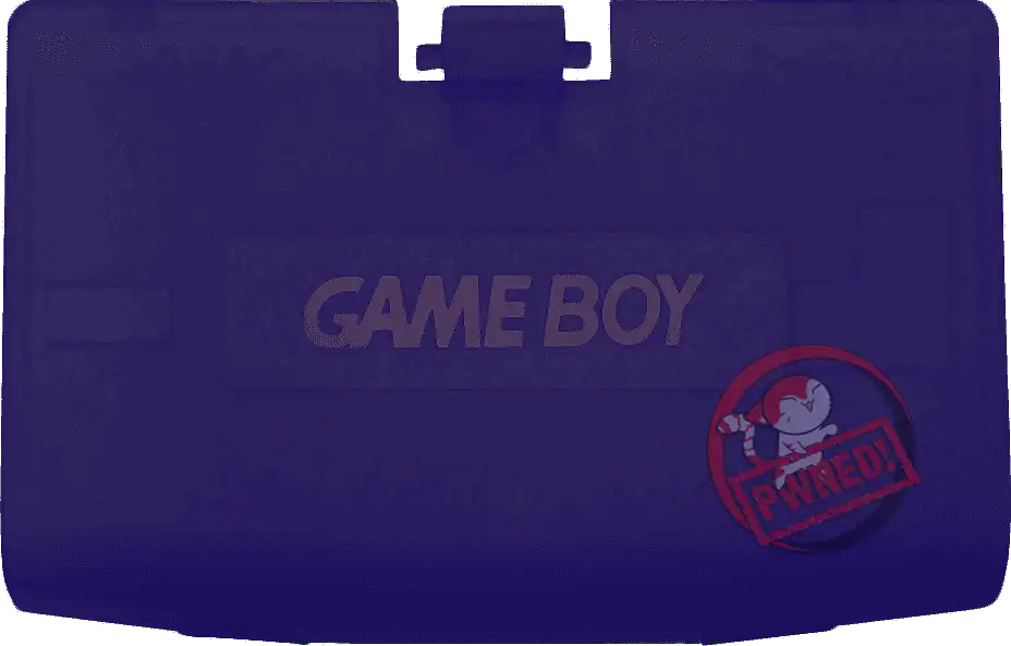 New INDIGO Game Boy Advance Battery Cover + New Screen Lens