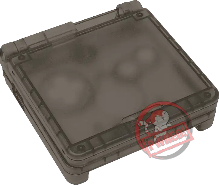 Smoke / Clear Black - GBA SP Shell | GBA Repair / Replacement Parts