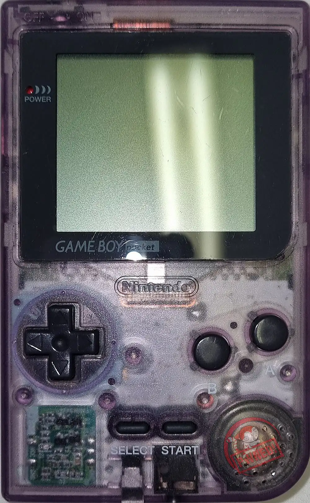 Nintendo Game Boy Pocket Console Clear Purple GBP Pwned Buy From Pwned Games With 
