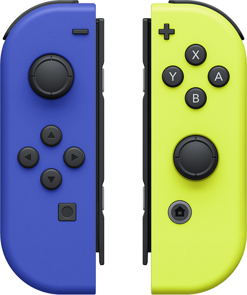 joy_con_controller_pair_neon_blue_neon_yellow_ns_switch-3.png Nintendo Switch Joy-Con Controller Pair - Blue / Neon Yellow (NS / Switch) | Nintendo Switch