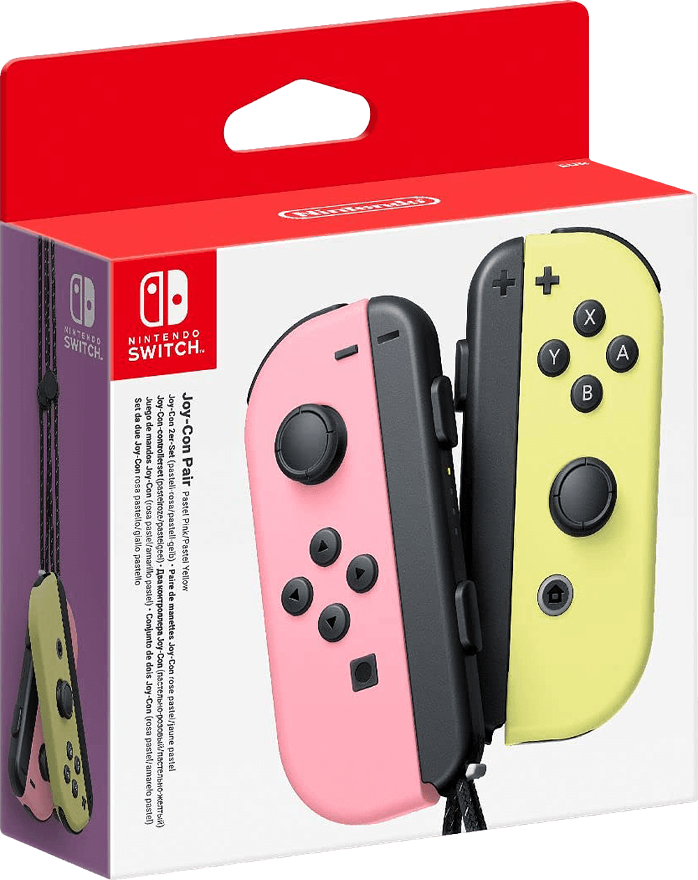 Nintendo Switch Joy-Con Controller Pair - Pastel Pink / Pastel Yellow (NS / Switch) | Nintendo Switch