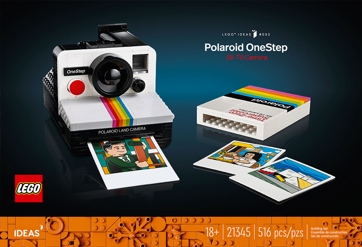 LEGO Ideas Polaroid OneStep SX-70 Camera