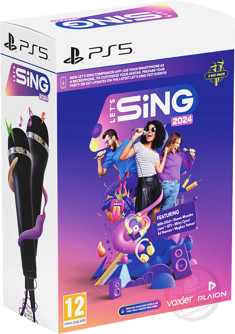 Let's Sing 2024 including 2x Microphones (PS5) | PlayStation 5