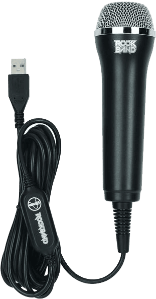 Logitech Rock Band / Guitar Hero Microphone - Black (Multi Platform)