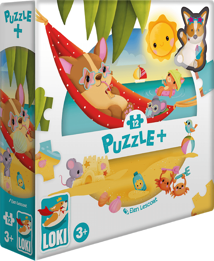 LOKI at the Beach - 12 Piece Puzzle+