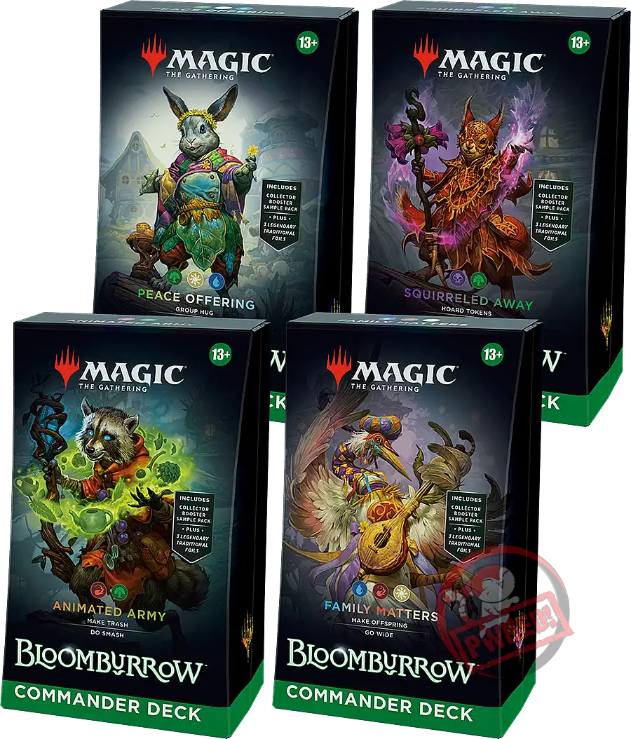 Magic the Gathering TCG: Bloomburrow Commander Decks