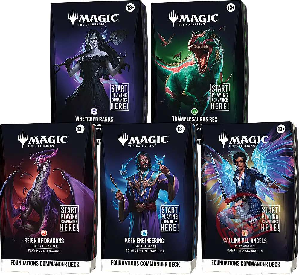 Magic: The Gathering TCG - Foundations Commander Decks