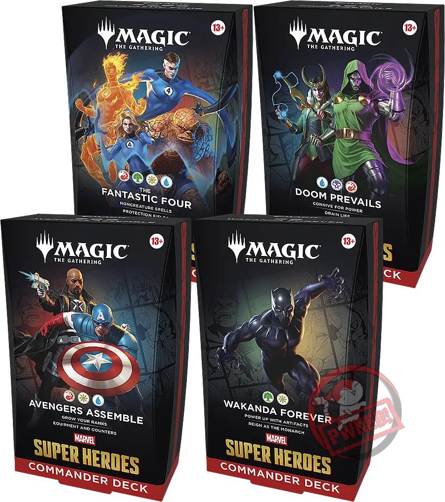 Magic the Gathering TCG: Marvel Super Heroes Commander Decks