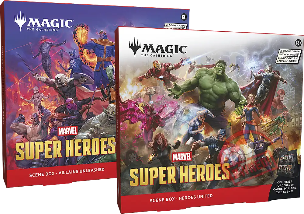 Magic: The Gathering TCG - Marvel Super Heroes Scene Box