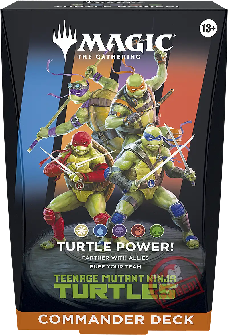 Magic the Gathering TCG: Teenage Mutant Ninja Turtles Commander Deck