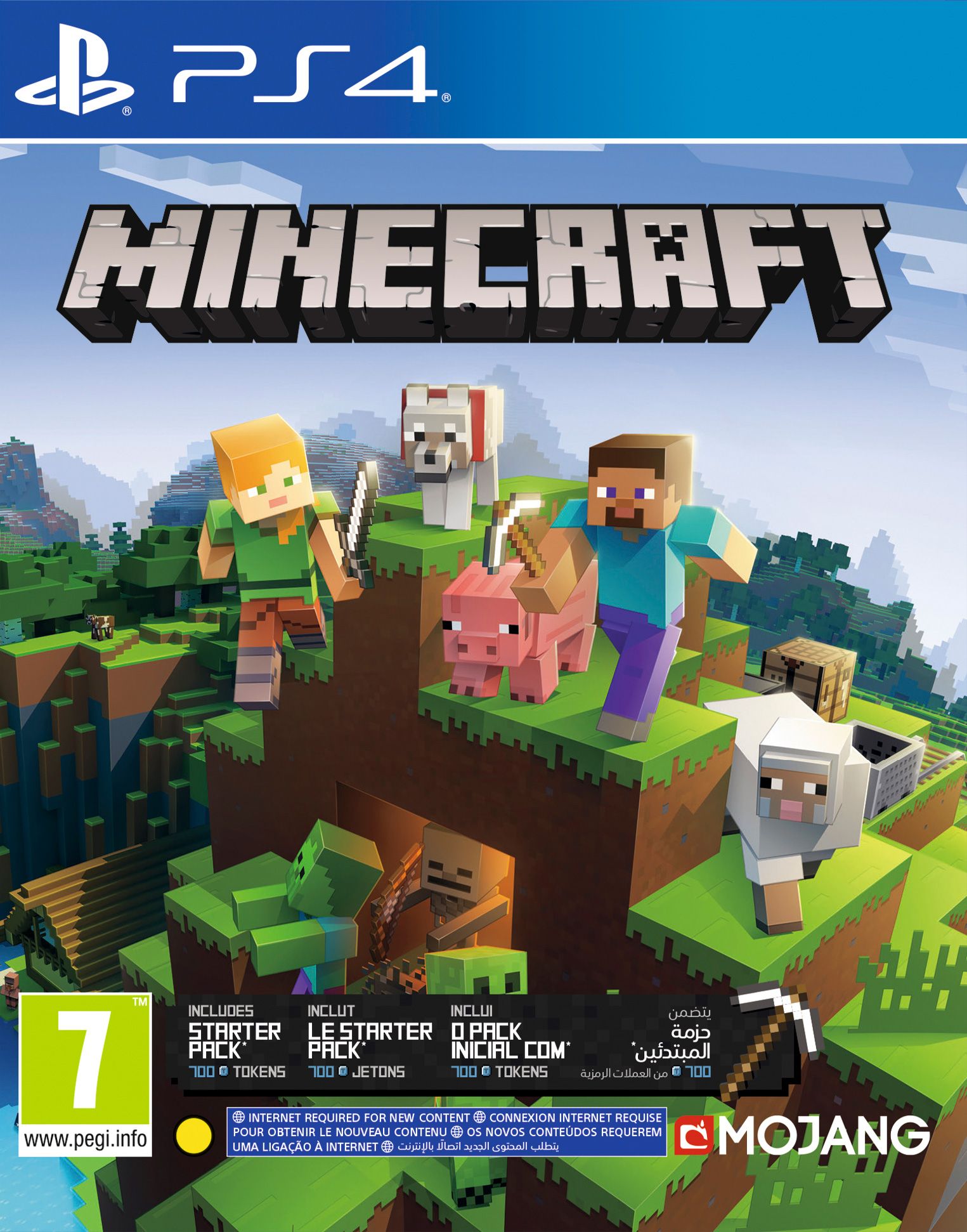 Minecraft: Bedrock Edition (VR-Compatible)(PS4) | PlayStation 4