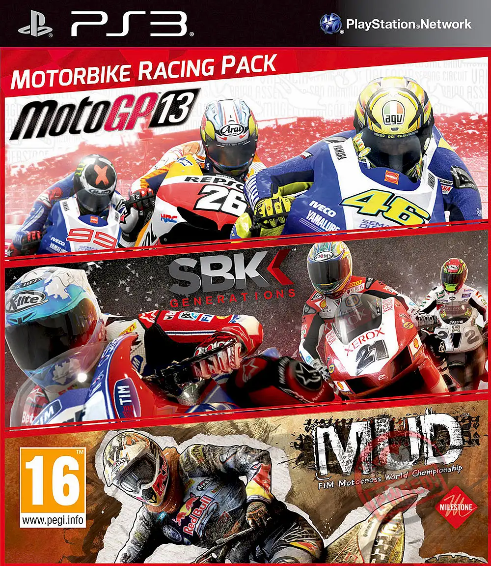 Motorbike Racing Triple Pack (MotoGP 13 / SBK Generations / MUD)(PS3) | PlayStation 3