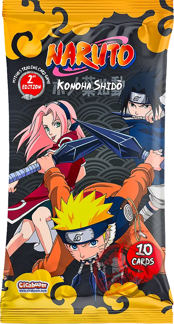 Naruto Mythos TCG: Konoha Shido Booster Pack - 2nd Edition (New