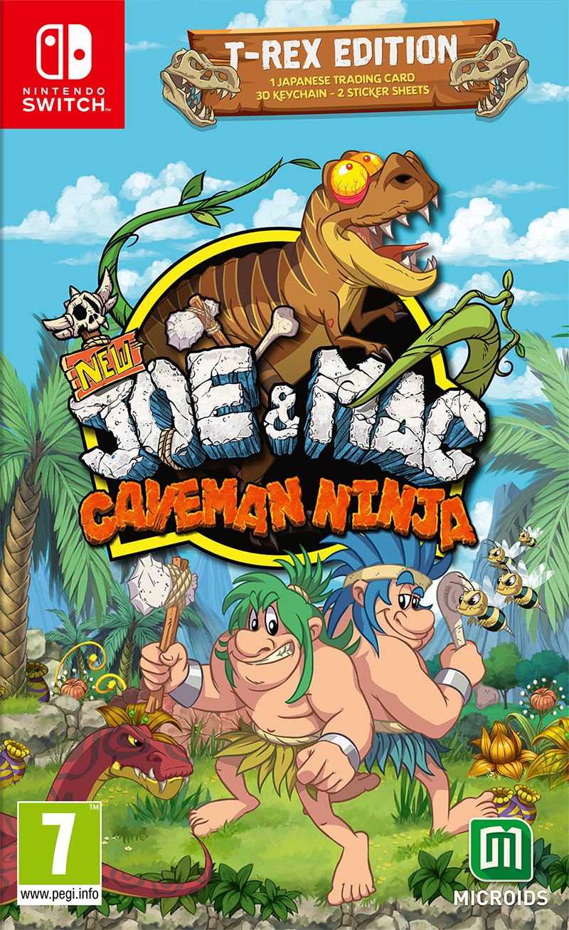new_joe_and_mac_caveman_ninja_trex_edition_ns_switch.jpg New Joe & Mac: Caveman Ninja - T-Rex Edition (NS / Switch) | Nintendo Switch