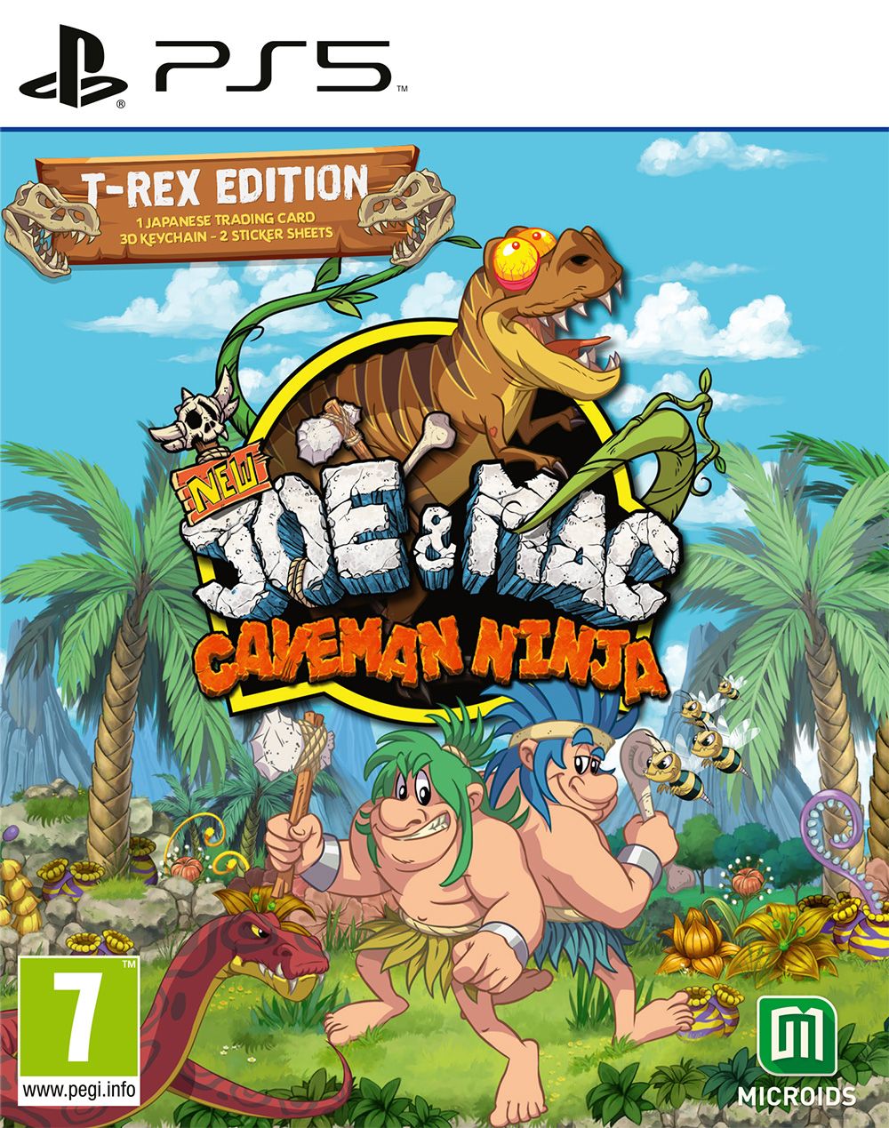 new_joe_and_mac_caveman_ninja_trex_edition_ps5.jpg New Joe & Mac: Caveman Ninja - T-Rex Edition (PS5) | PlayStation 5