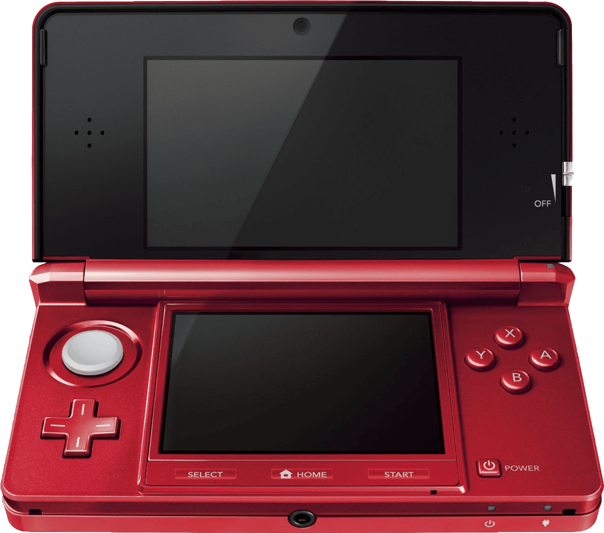 nintendo_3ds_console_metallic_red_1.png Nintendo 3DS Console - Metallic Red (3DS) | Nintendo 3DS