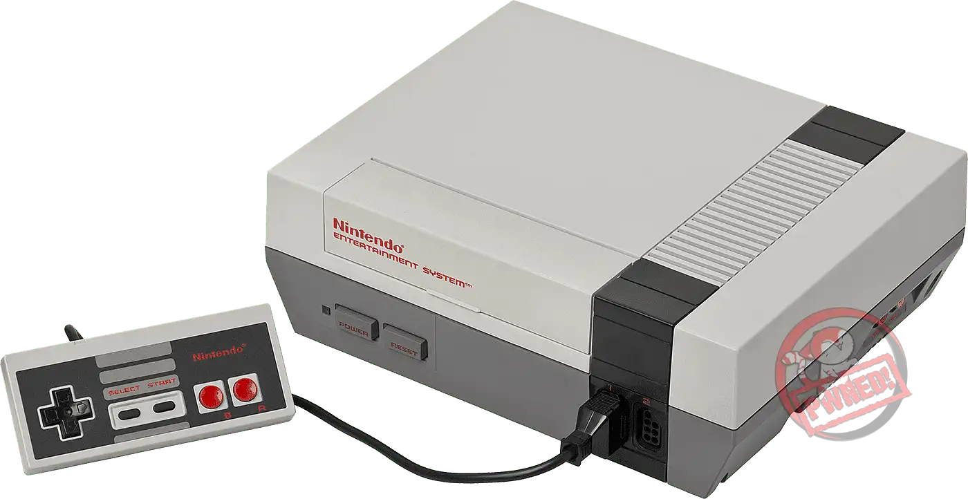 Nintendo Entertainment System 8 bit Console NES Pwned Buy From 