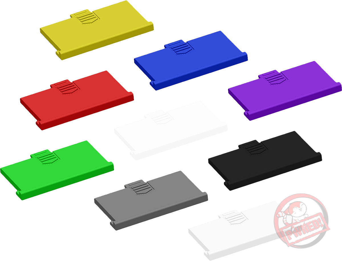 Nintendo Game & Watch Replacement Battery Cover - 3D Printed - Various Colours
