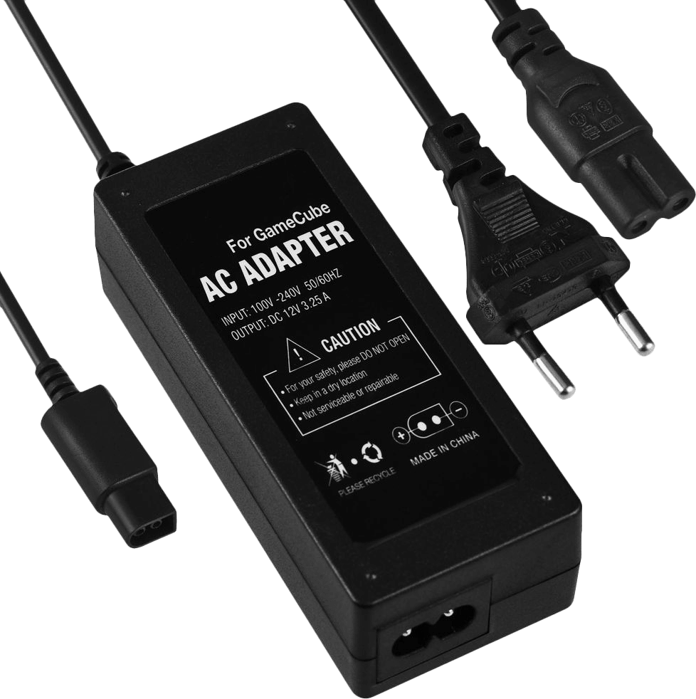 nintendo_gamecube_ac_adapter_ngc.png GameCube AC Adapter - Generic (NGC) | Nintendo GameCube