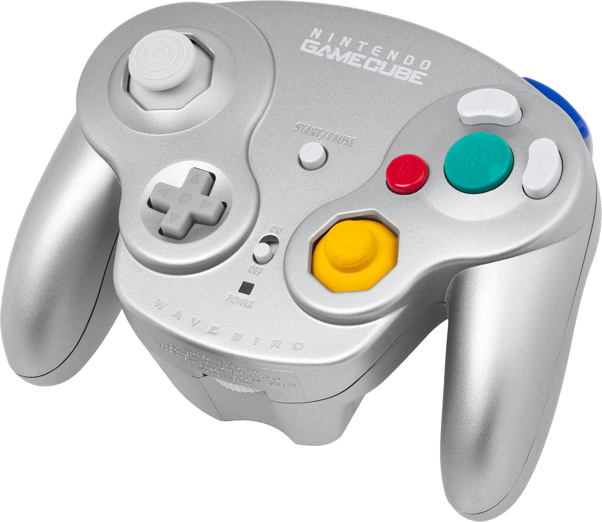 Nintendo GameCube WaveBird Wireles Controller - Platinum (NGC) | Nintendo GameCube