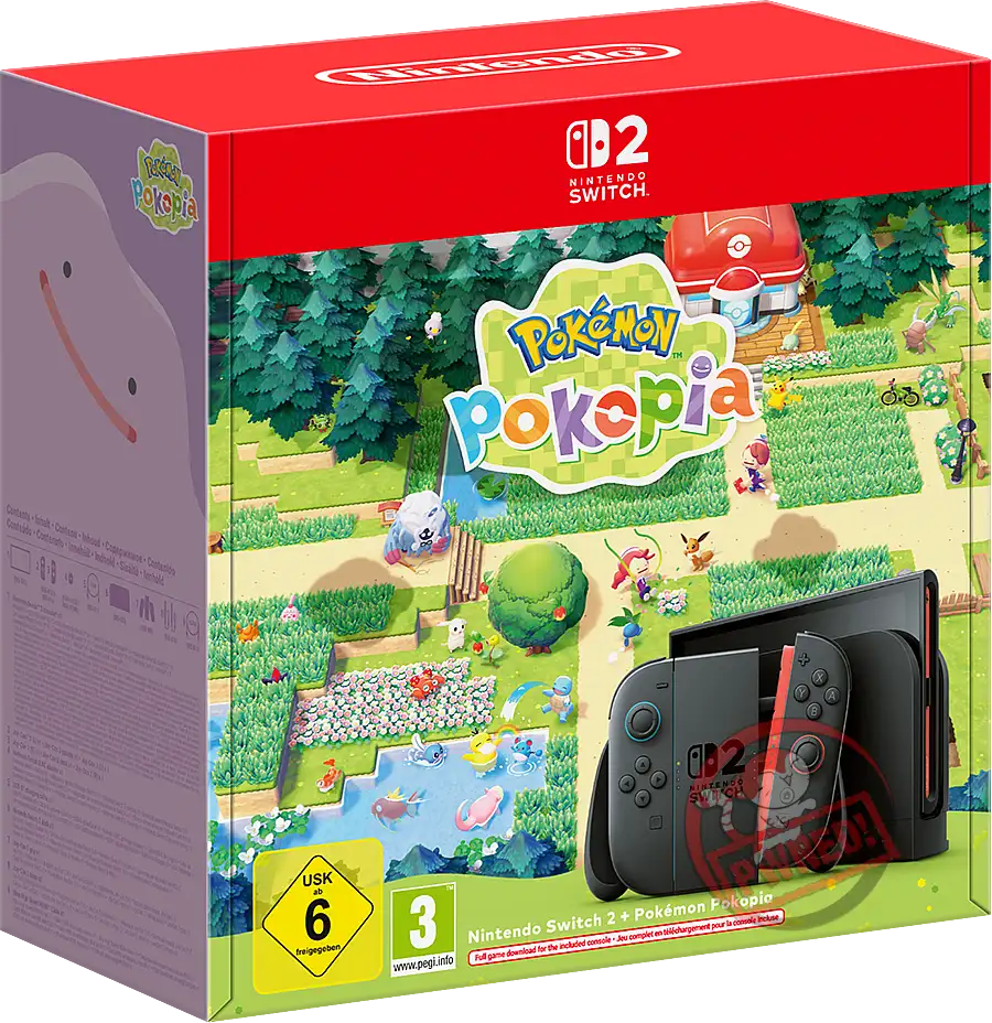 Nintendo Switch 2 256GB Console - Light Blue / Light Red + Pokémon: Pokopia (NS2 / Switch 2) | Nintendo Switch 2