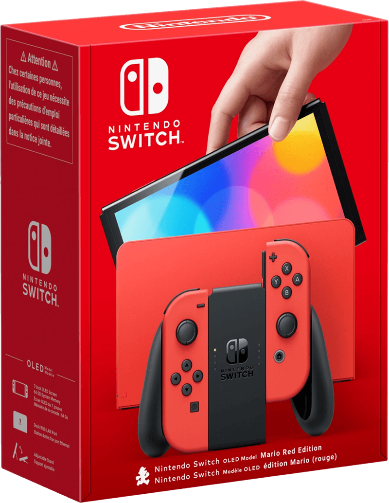 Nintendo Switch 64GB OLED Model Console - Mario Red Special Edition (NS / Switch)