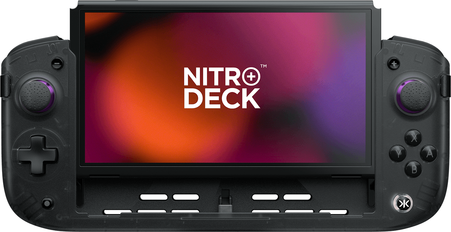 Nitro Deck+ Controller Deck - Clear Black (NS / Switch) | Nintendo Switch