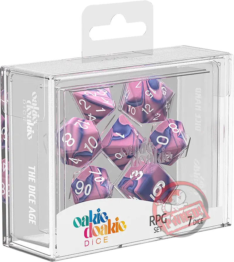 Oakie Doakie RPG Dice Set: Gemidice Series - Venus