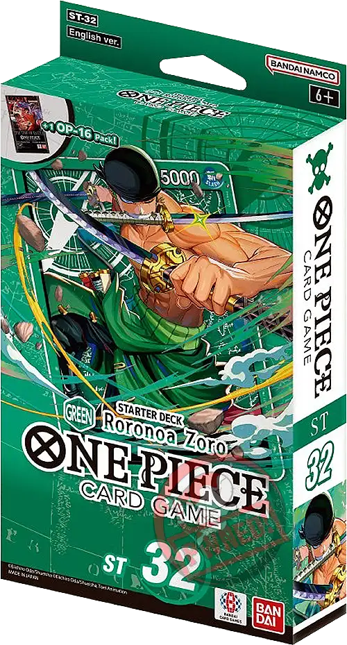 One Piece TCG: Starter Deck - Green Roronoa Zoro [ST-32]