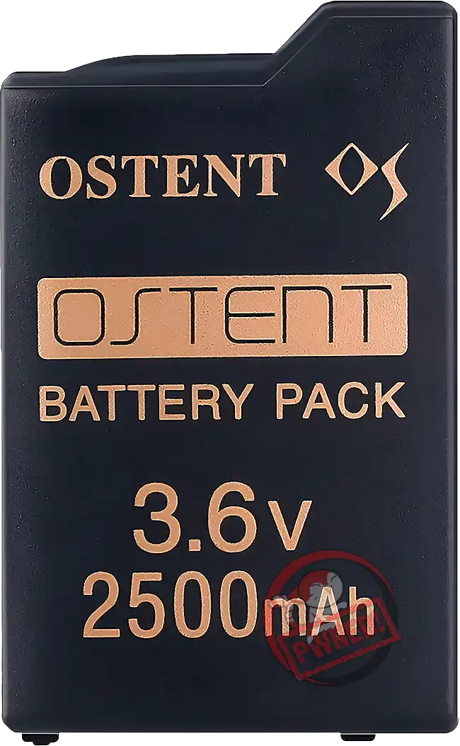 Ostent PlayStation Portable 2500mAh Battery Pack Replacement - 1000 Series (PSP) | PlayStation Portable