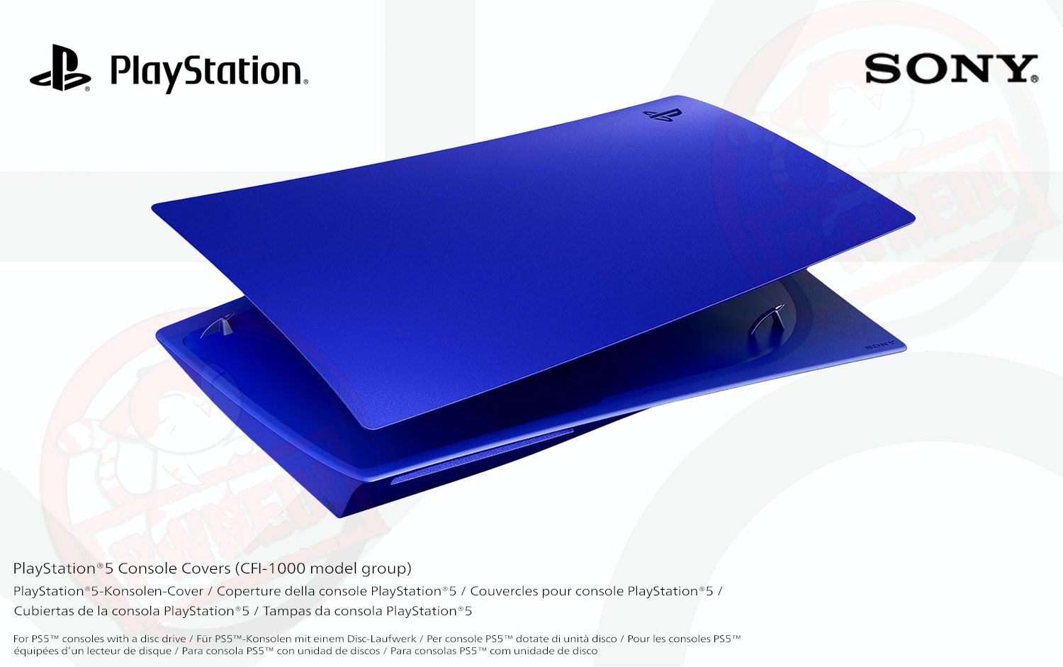 playstation_5_console_cover_cobalt_blue_ps5.jpg PlayStation 5 Console Cover - Cobalt Blue (PS5) | PlayStation 5