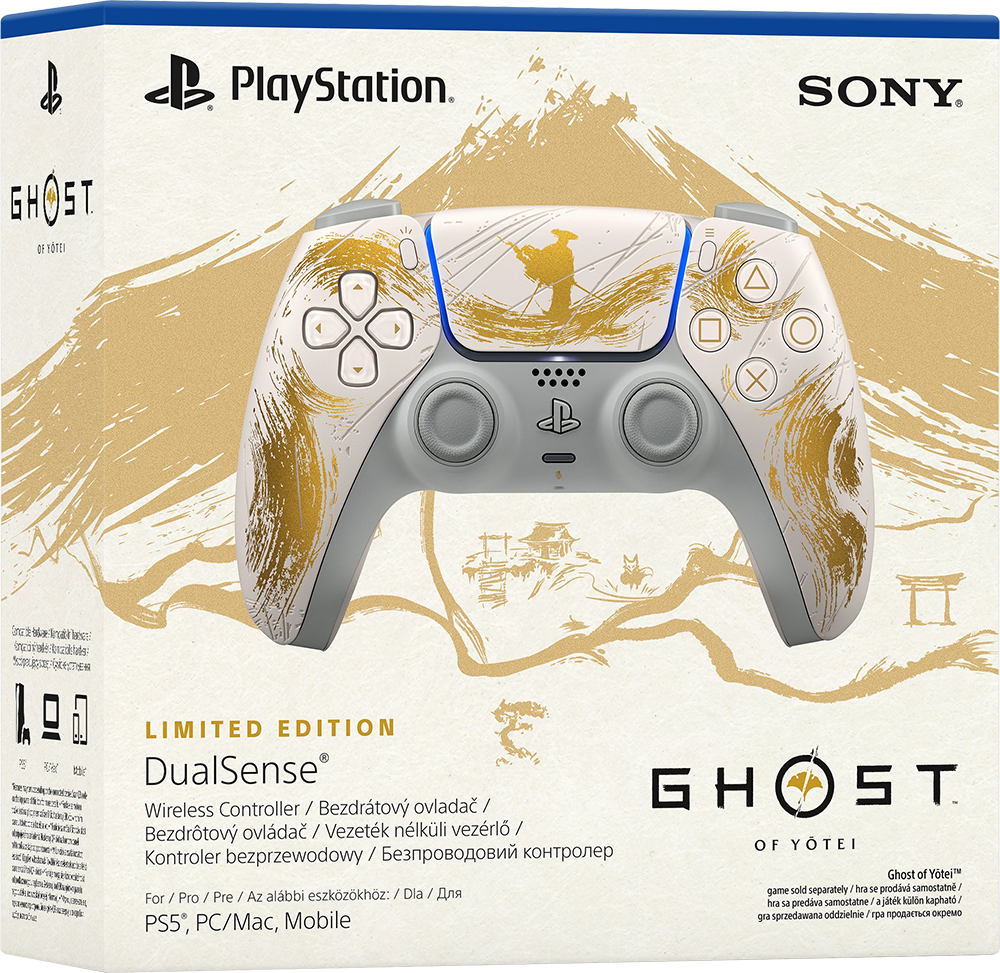 PlayStation 5 DualSense Controller - Ghost of Yotei Limited Gold Edition (PS5) | PlayStation 5